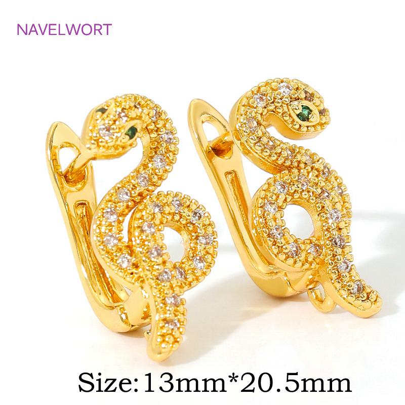 Crochets de Boucles d'Oreilles Plaqués Or 18K Fermoirs Laiton Accessoires de Boucles d'Oreilles Fil d'Oreille Pour Fabrication de Boucles d'Oreilles Apprêts, Accessoires de Fabrication de Boucles d'Oreilles DIY