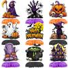 Halloween honeycomb ornaments, party decorations, ghost festival, bat, pumpkin, ghost desktop honeycomb table