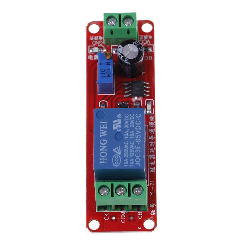 Dc 5V Ne555 Timer Switch Adjustable Module 0-10S Time Delay Relay Module