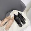French Retro Bag Head Sandals Women's 2025 New Bow Mesh Mary Jane Single Shoes Summer Wear High-heeled Sandals