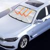 Foldable Car Windshield Sun Shade Umbrella Bendable Handle Front Window Sun UV Block Car Front Window Heat Insulation Protection