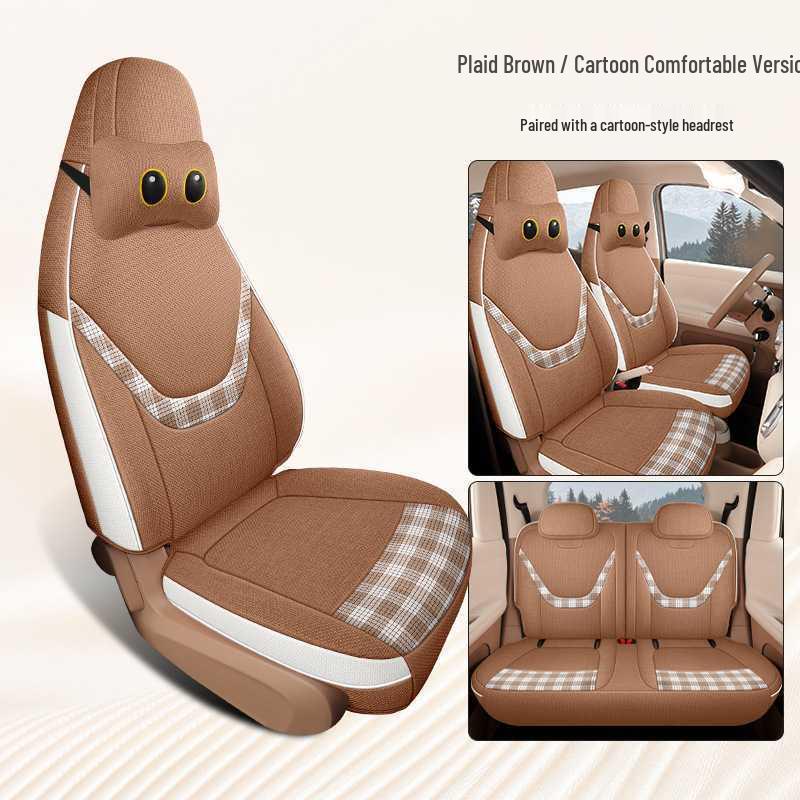 Wuling Hongguang MiniEV Macaron Linen Seat Covers - 5th Gen, 26 Models