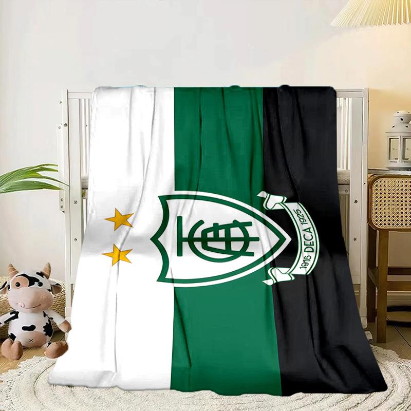 America Futebol Clube Portable Blanket/Soft Blanket Bedding Blanket Suitable for Travel Camping Living Rooms Offices Sofas Fan Gifts