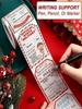 200 Sheets/roll Christmas Holiday Decoration Gift Series Self-adhesive Stickers, Box Sealing Stickers, Commercial Product Packaging Sealing Stickers