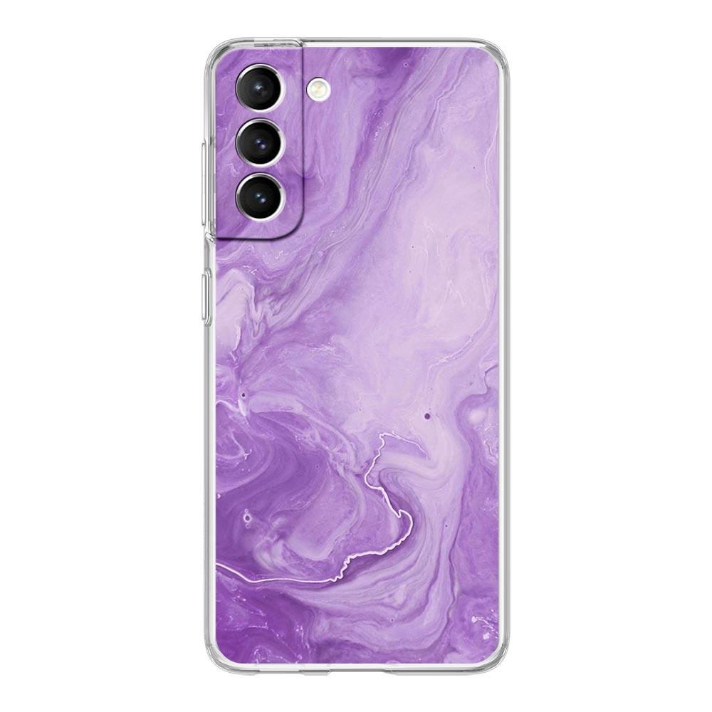 Infinity On Purple Clear Silicone Phone Case For Samsung Galaxy S23 S22 5G S20 Ultra S21 FE 5G S10E S9 S8 S10 Plus Soft Cover