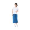 OLIVIA HASSLER Elastic Denim Slit Skirt_Ohdmsk105