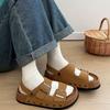 Fashion Fashion Versatile French Heightening Platform Sandals Women's 2025 New Summer Wear One and A Half Slippers