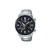Edifice Business Casual Streamlined Solar Powered Six-Channel Radio Wave Classic Quartz Movement Stainless Steel Strap EQW-T640YDB-1APR
