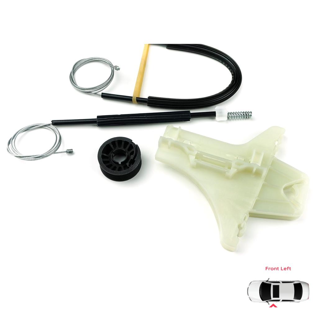 BWR5080 Window Regulator Repair Kit Front Left for VW Amarok MK1 2H 2010-2022 4-Door Pickup 2H0837401