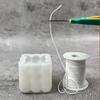 Silicone tape with holes  hook  shoe awl  rubber handle  perforating hand shoe repair  sole stitching awl  shoe making crochet hook tools