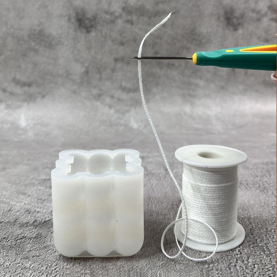 Silicone tape with holes hook shoe awl rubber handle perforating hand shoe repair sole stitching awl shoe making crochet hook tools
