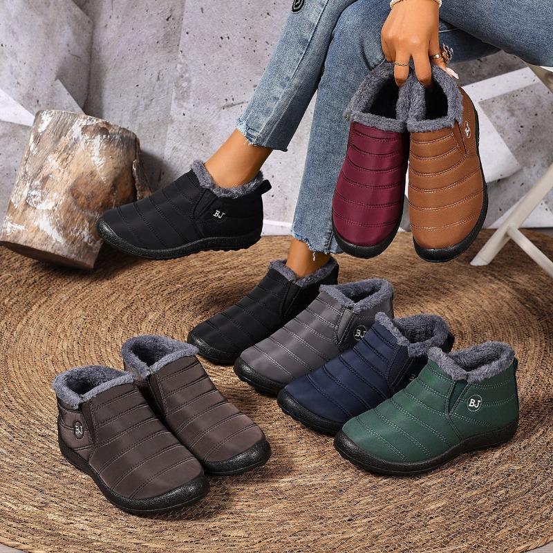 New Cotton Boots, Fleece Comfort Boots, Fashionable Women's Shoes, Warm Snow Boots