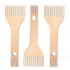 Wooden loom comb Loom comb fringe comb weaving tools to make crafts