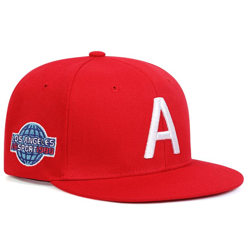 

Бейсболка с вышивкой «Боковая Земля» и буквой А, регулируемая кепка с плоским верхом в стиле хип-хоп, персонализированная кепка, повседневные кепки для активного отдыха, кепка для фитнеса красный