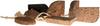 6x Volcanic Lava Foot Exfoliating Stone Oval