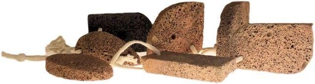 6x Volcanic Lava Foot Exfoliating Stone Oval