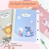 A3 Test Paper Storage Book Folder Transparent Insert Multi-Layer Paper File Bag Storage Cartoon Storage Bag Student