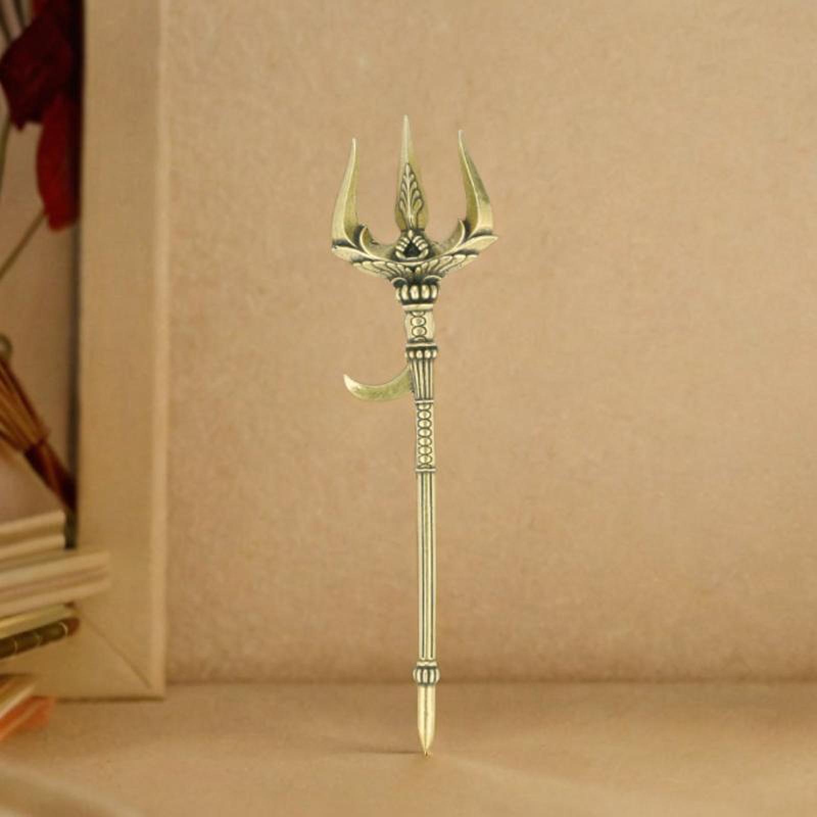 

Trident Brass Trident Table Copper Animal Statue Bookshelf Cafe Bar Office Brass