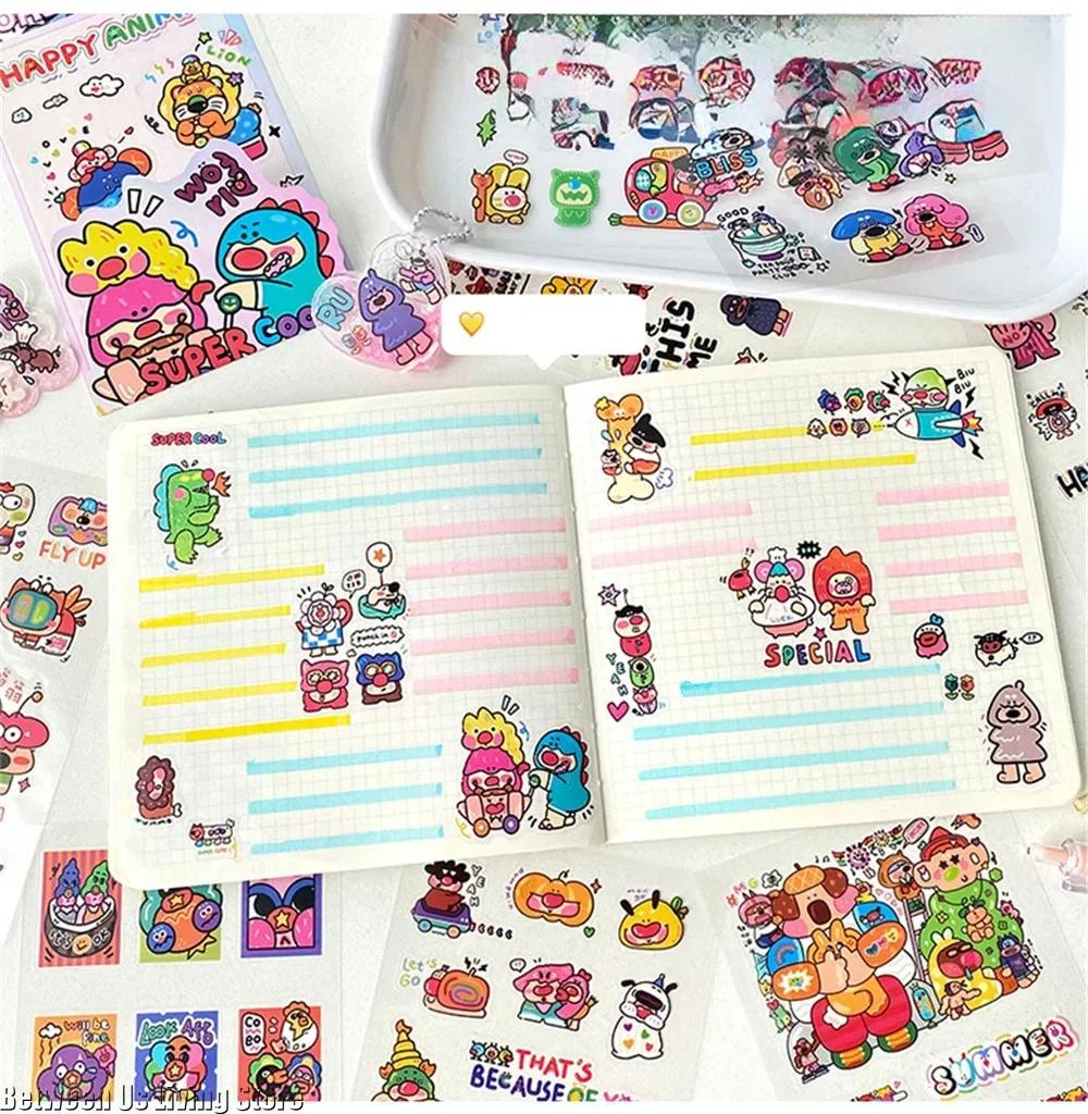 Fantasy World Series Cartoon Transparent Waterproof Pvc Sticker For Scrapbooking Material Stationery Craft Supplies Water Bottle