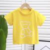 The new iceberg cotton children's short-sleeved T-shirt for boys and girls summer baby half-sleeved trend exploded the street