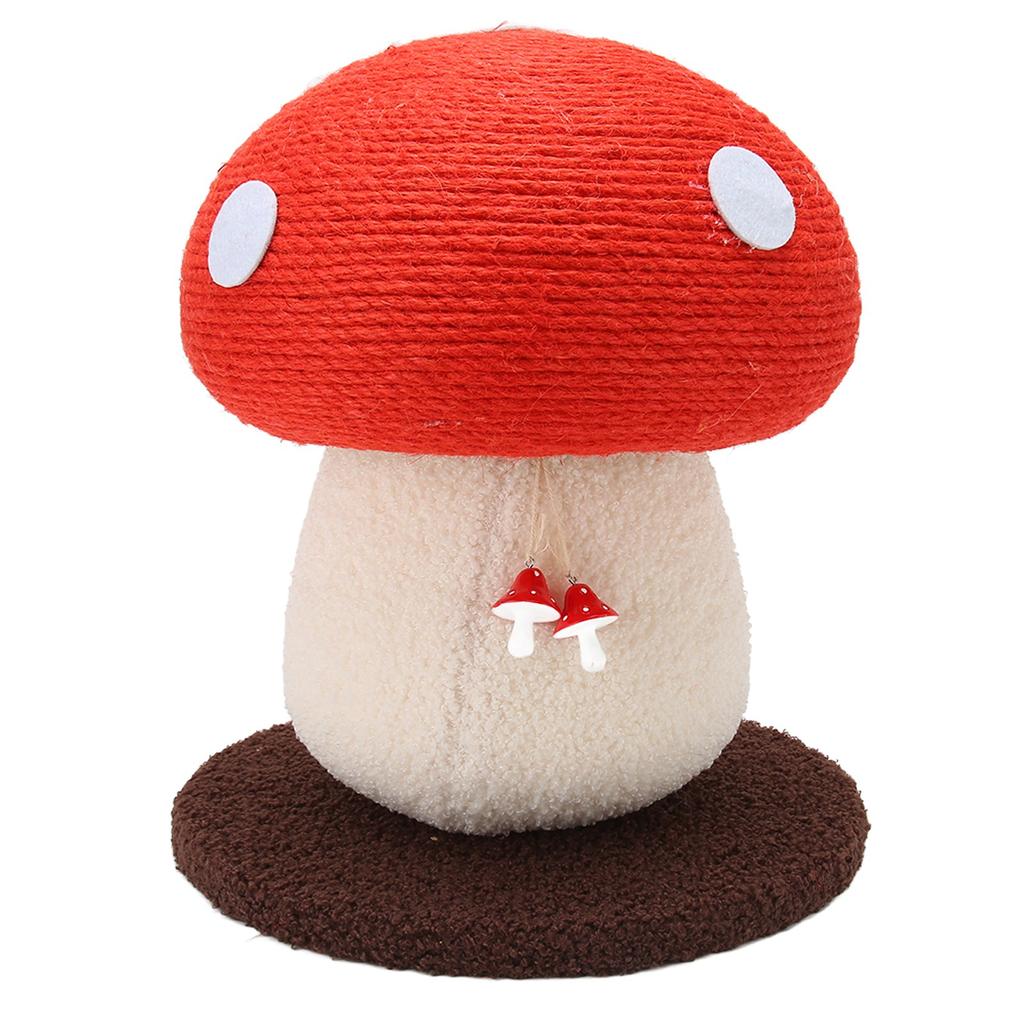 Pilzförmiges Katzenkratzbrett Langlebig Krallenschleifen Sisal Interaktiv Hautfreundlich Niedliches Katzenkratzbrett für