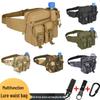 Men's Multifunctional Waterproof Fanny Pack with Water Bottle Holder - Ideal for Outdoor Cycling and Fishing