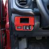 Red Fog Light Switch Button Panel Cover Trim Fit For Toyota Tacoma 2016-