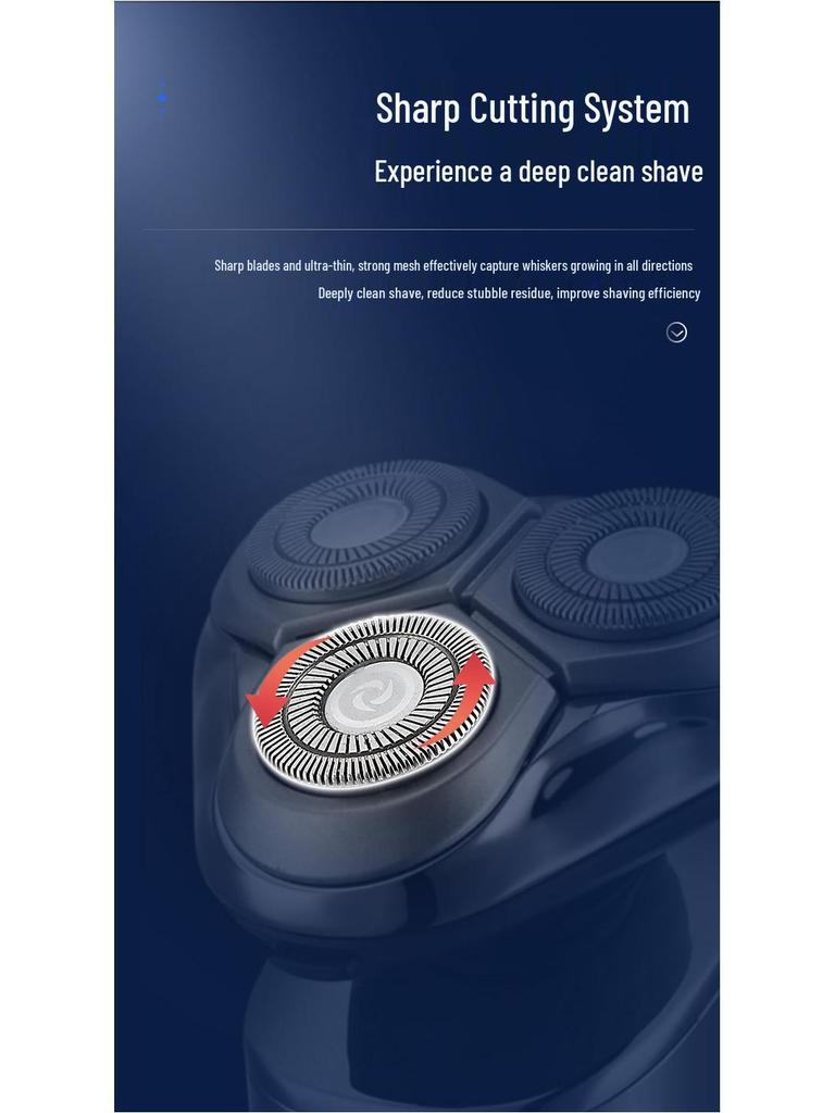 4D Floating Intelligent Electric Shaver: Multifunctional, Waterproof & Rechargeable