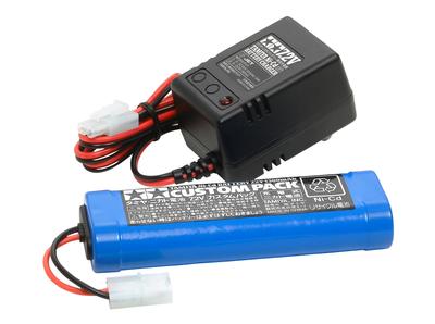 Tamiya Pack personnalisé 7,2 V et ensemble chargeur 55087