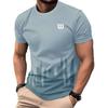 Sea Minimalist Graphic 3D Printed Hawaiian Men's Short Sleeved T-shirt