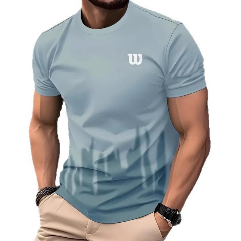 Sea Minimalist Graphic 3D Printed Hawaiian Men's Short Sleeved T-shirt
