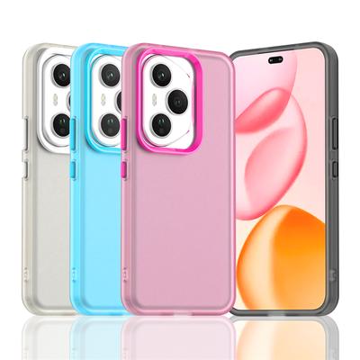 Mattierte Hülle für Honor 400 Pro Cover Honor 400 Pro Funda Coque Matt Durchscheinend PC Candy Farbe Handy Stoßstange Honor 400 Pro
