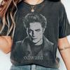 Edward Cullen Twilight Movie Tee Robert Pattinson Graphic Shirt  Short Sleeve Womens Tshirts for AllSeason Unisex