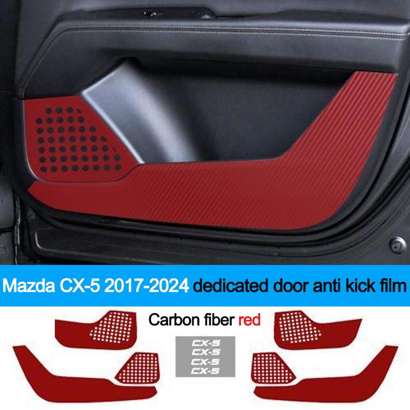 Car Inner Door Anti Kick Film Protective Anti-Scratch Cover for Mazda CX-5 CX5 2nd Gen 2017 - 2026 Auto Accessories Protector