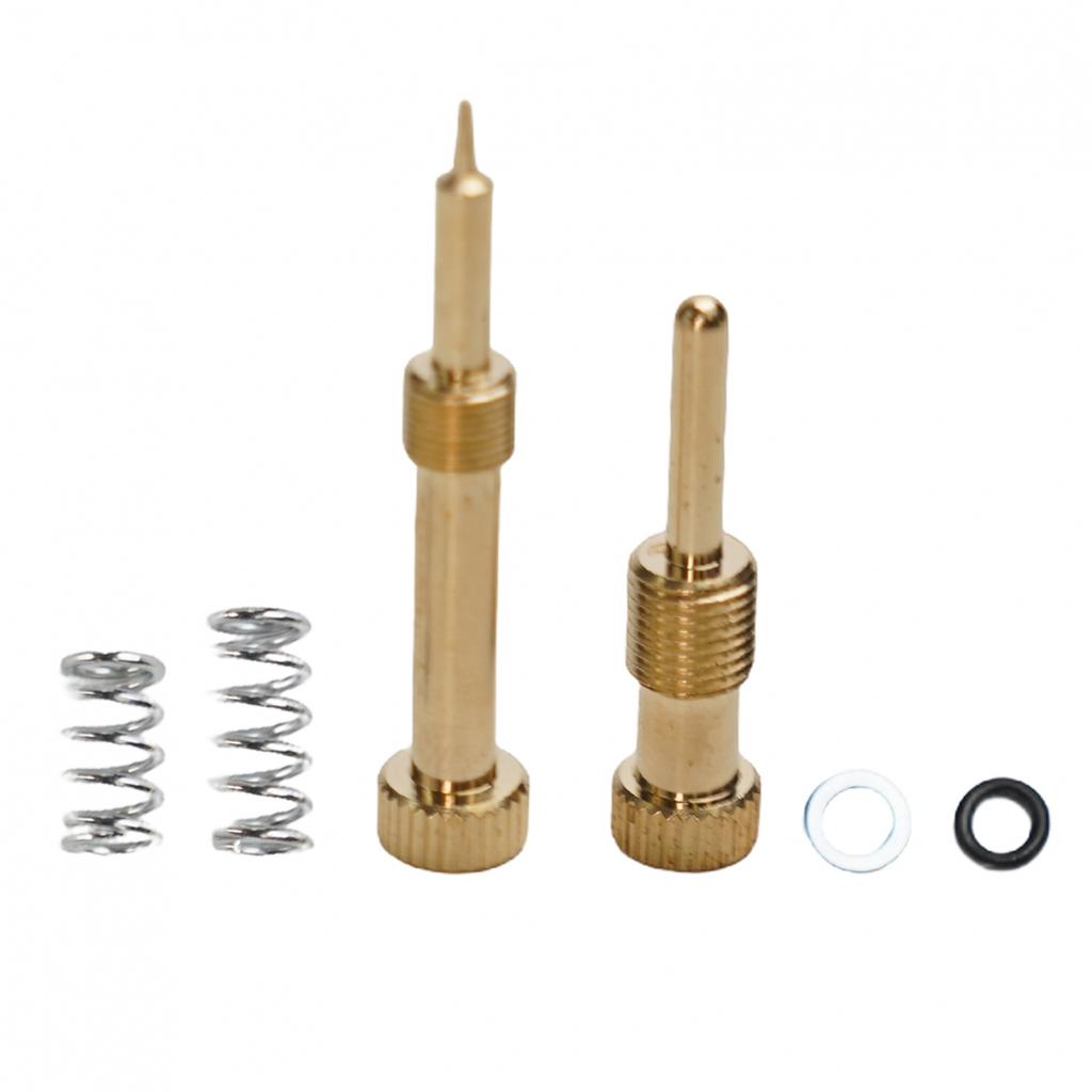 Air Fuel Mixture Screw + Idle Speed Adjustment Screw For Mikuni-VM22 Carburetor