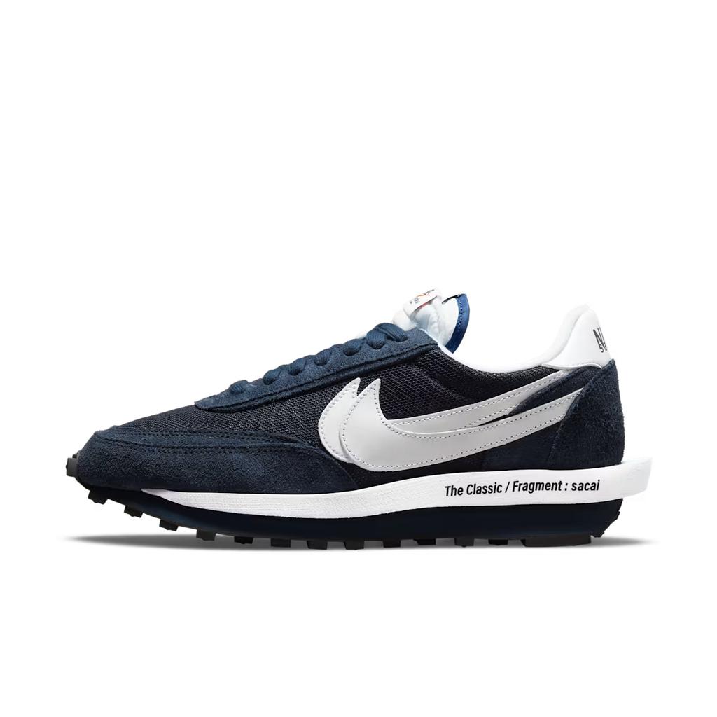 DH2684-400 fragment design A sacai A Nike LD Waffle "Blackended Blue" (Men's)
