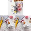 Plush Bunny Phone Bag With Zipper Closure For Daily Casual Wear