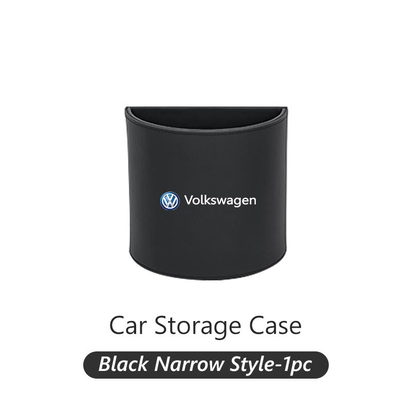 Car Semicircle Trash Can Door Hanging Garbage Bin Storage Box For Volkswagen VW Golf 4 5 6 7 Polo Jetta Sagitar Magotan Passat ze9