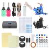 Coil Tattoo Machine Kit Power Supply Clip Cord Foot Pedal Needle Tattoo Practice Tool Set