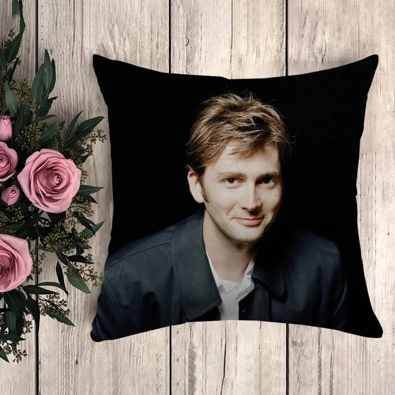 Anime Pillow David Tennant Cushion Cover X Decorative Pillowcases For Pillows X Pillowcase Car Decoration Fall Decor