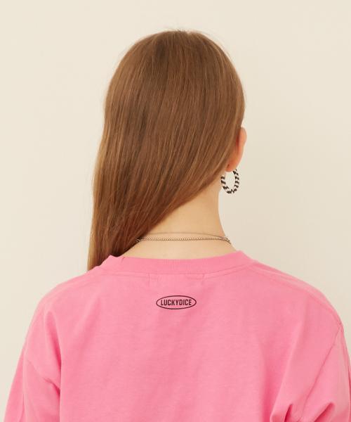 LUCKYDICE Video T-Shirt_Pink (Unisex)