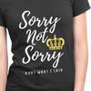 Sorry Not Sorry Damen T-Shirt - Sechs Musicals Fan-T-Shirt