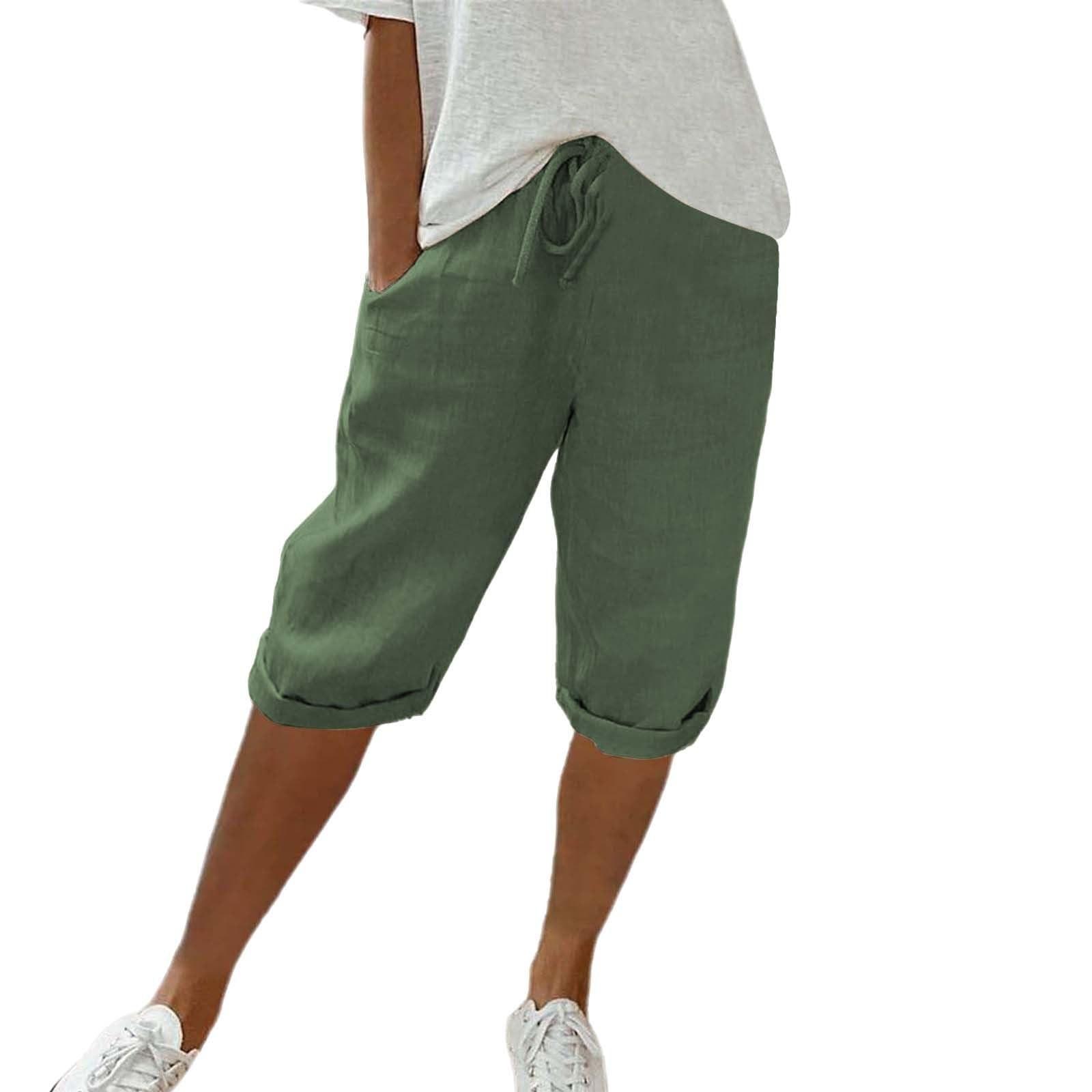 Женские льняные шорты — фото 6