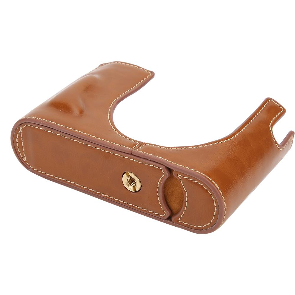 PU Leather Case ive Half Body Cover for Q Camera