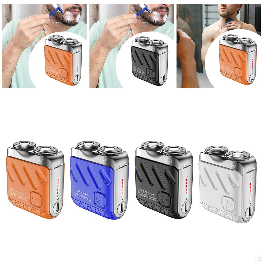 Mini Shaver Easy to Use Beard Razor for Traveling Outdoor Indoor Household