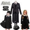 School Uniform Addams Girls Kids Dress Cosplay Halloween Partys Xmas
