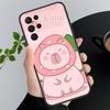 Cartoon capybara Phone Case For Samsung A55 A16 A56 A36 A35 A15 A53 A54 A33 A34 A25 A05S A52 A52S A14 A24 A26 A71
