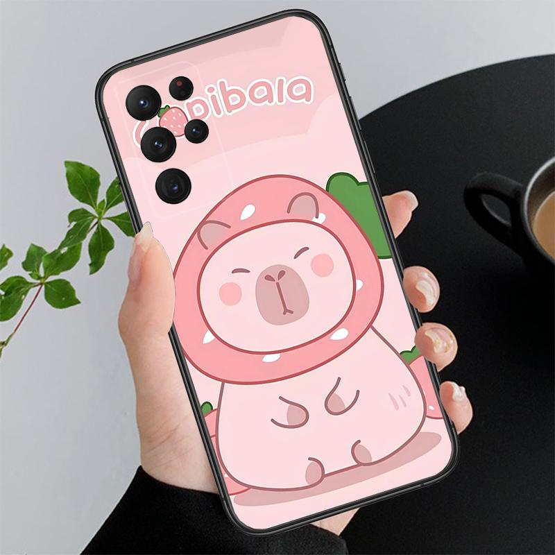 

Cartoon capybara Phone Case For Samsung A55 A16 A56 A36 A35 A15 A53 A54 A33 A34 A25 A05S A52 A52S A14 A24 A26 A71 A05s