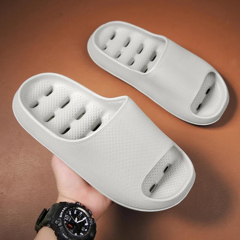 Summer Popular Men's and Women's Thick-soled Sandals, Hollow-soled Comfortable Plastic Sandals, Heightening Slippers