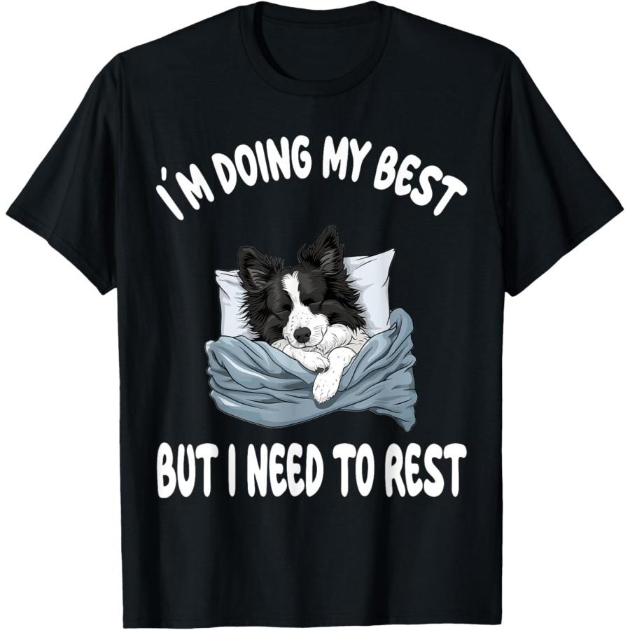 Border Collie Official Sleepshirt Pajamas Nightgown T-Shirt XXXXXL